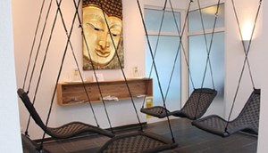 Hotel Bannwaldsee relax ruimte