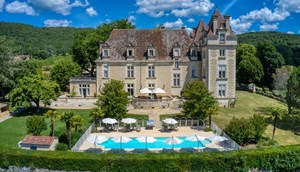 Domaine de Monrecour kasteel en zwembad
