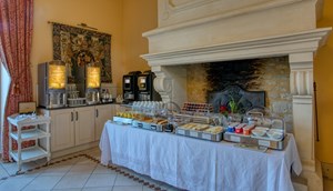 Domaine de Monrecour ontbijtbuffet