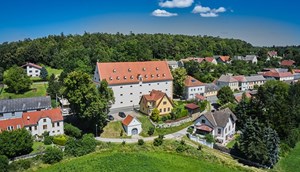 Hotel Schüttkasten vanaf boven