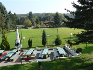 Hotel Alte Viehweide terras